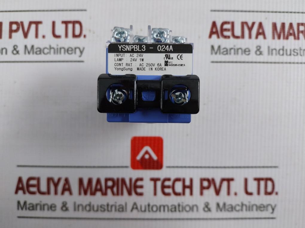 Illuminated Push Button Switch Ac 24V Yongsung Ysnpbl3-024A