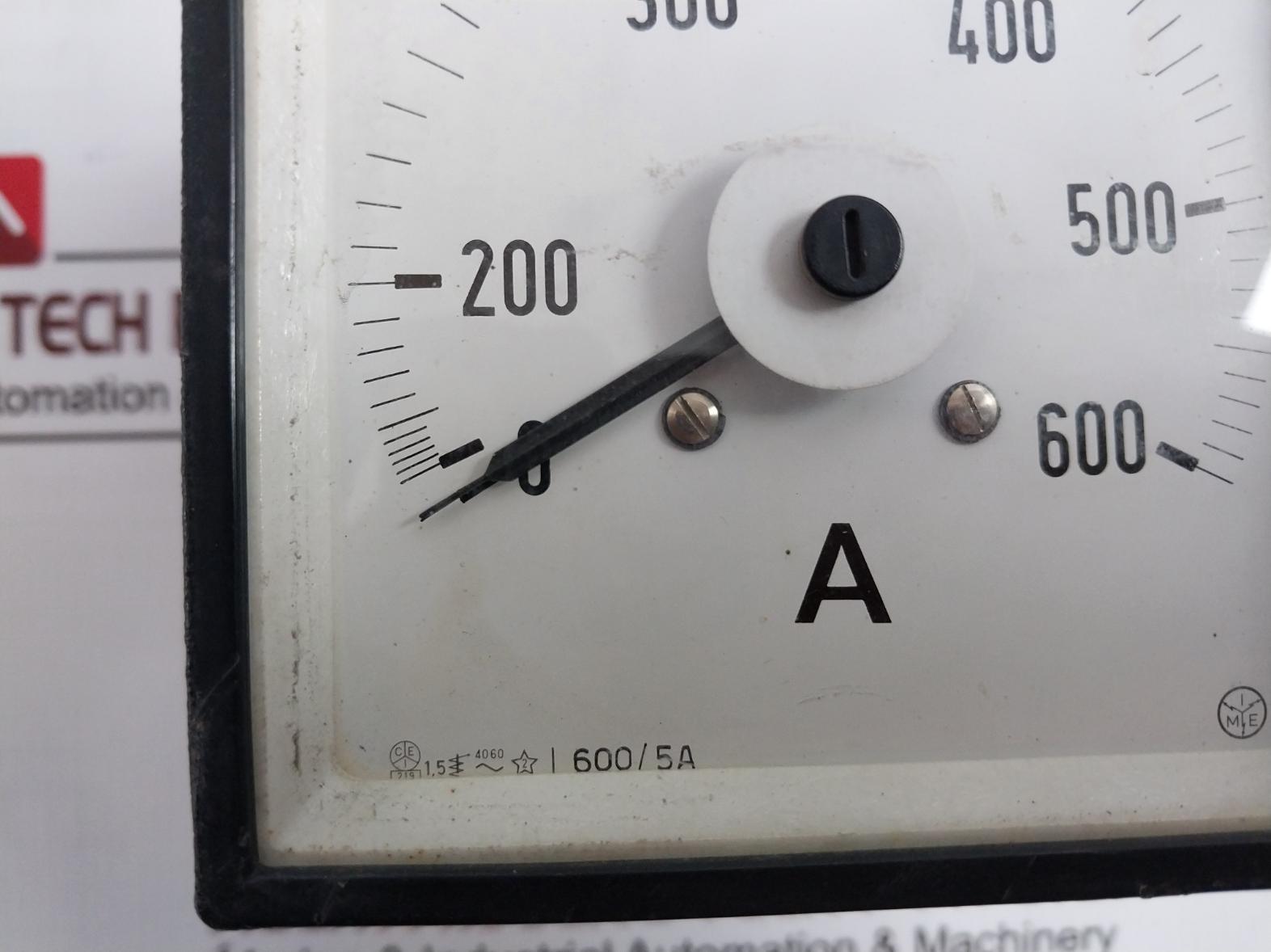 Ime 0-600 A Analog Ammeter 600/5A