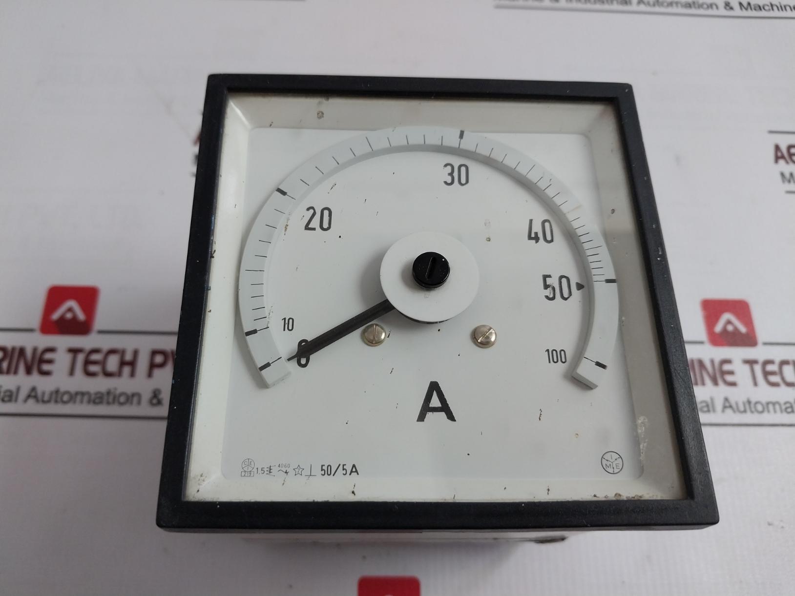 Ime 50/5A Analog Panel Ammeter 0-50/100A 4060