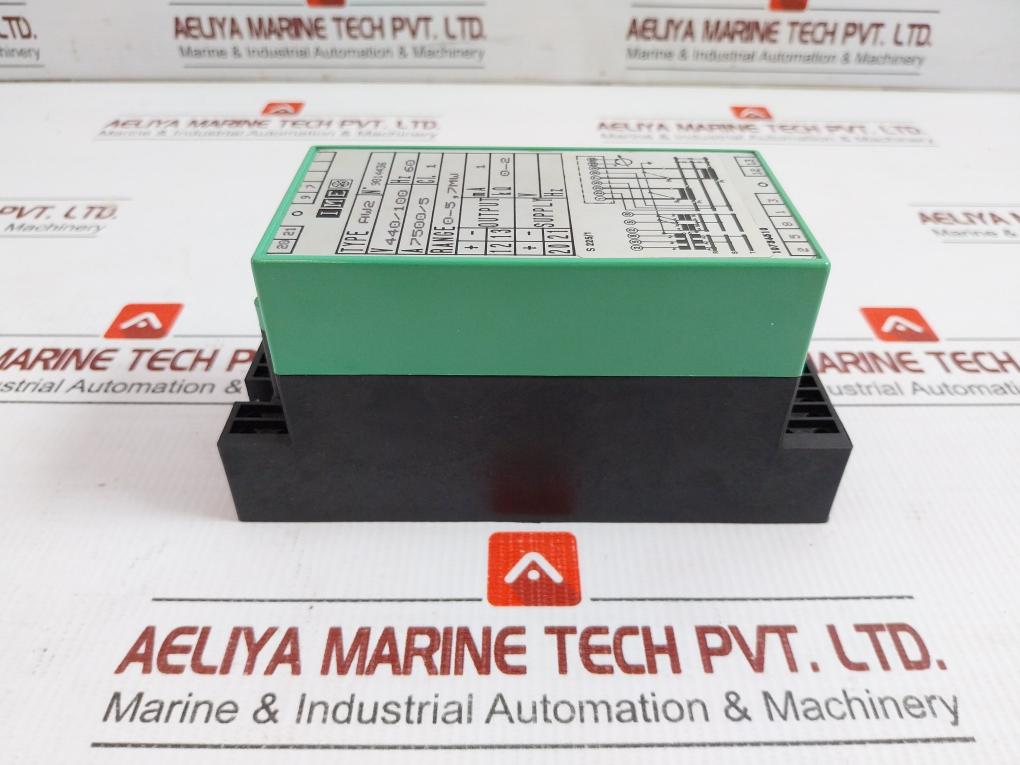 Aw2 Power Transducer With Analogue Mw Indicator Meter 440V Ac 60 Hz Assembly Ime