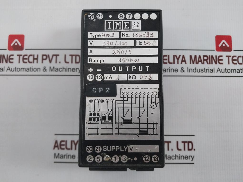 Ime Aw2 Relay Alarm 782523 390/100 V 150 Kw 50 Hz