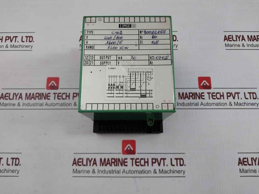 Ime Power Transducer Alarm Relay 1200 Kw Cw2
