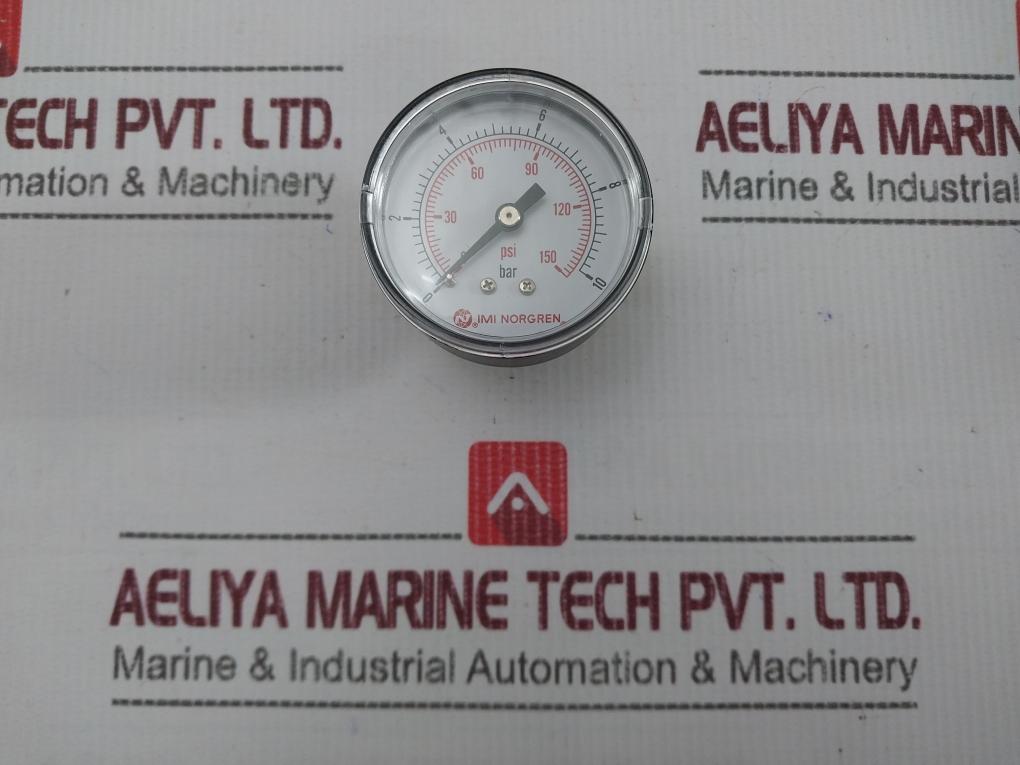 Imi Norgren 0-10 Bar Pressure Gauge 0-150 Psi