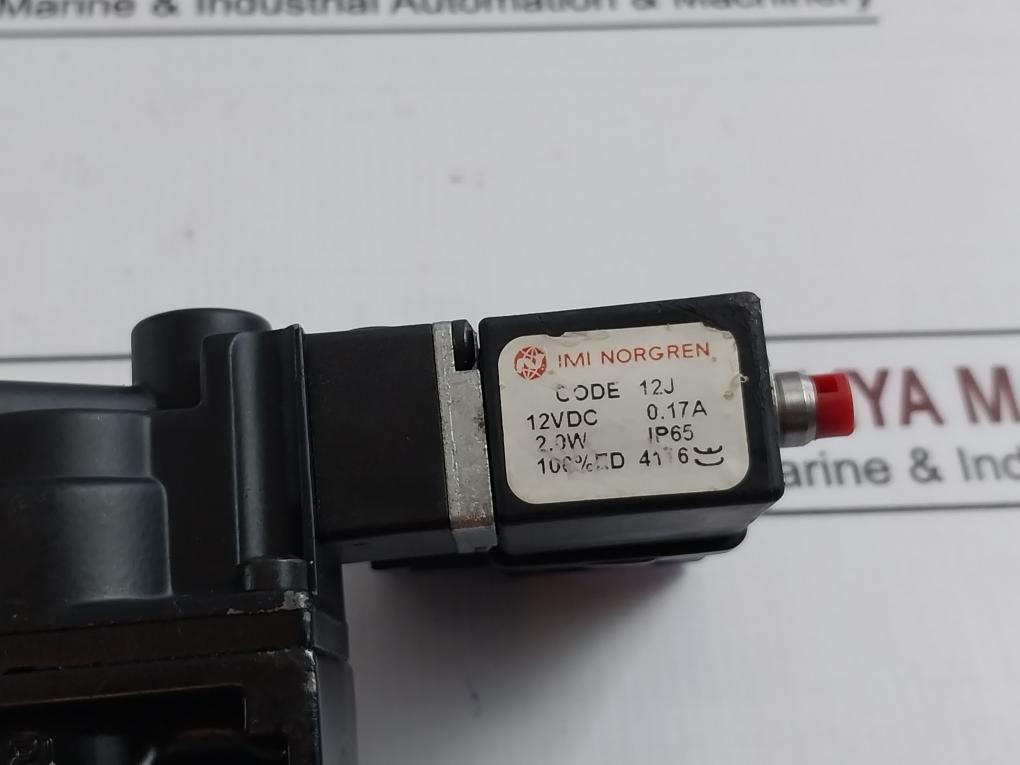 Imi Norgren 12J Solenoid Valve 12Vdc Ku21Wf 0.17A Ip65