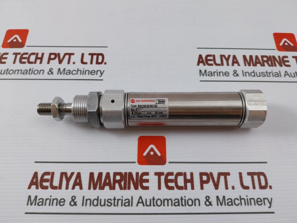 Imi Norgren Rm/28025/Mc/50 Iso Roundline Single Acting Cylinder