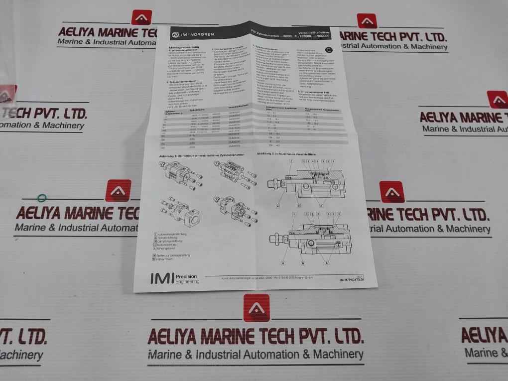 Imi Norgren Tqa/8032/00 Seal Kit For Air Cylinder Repair