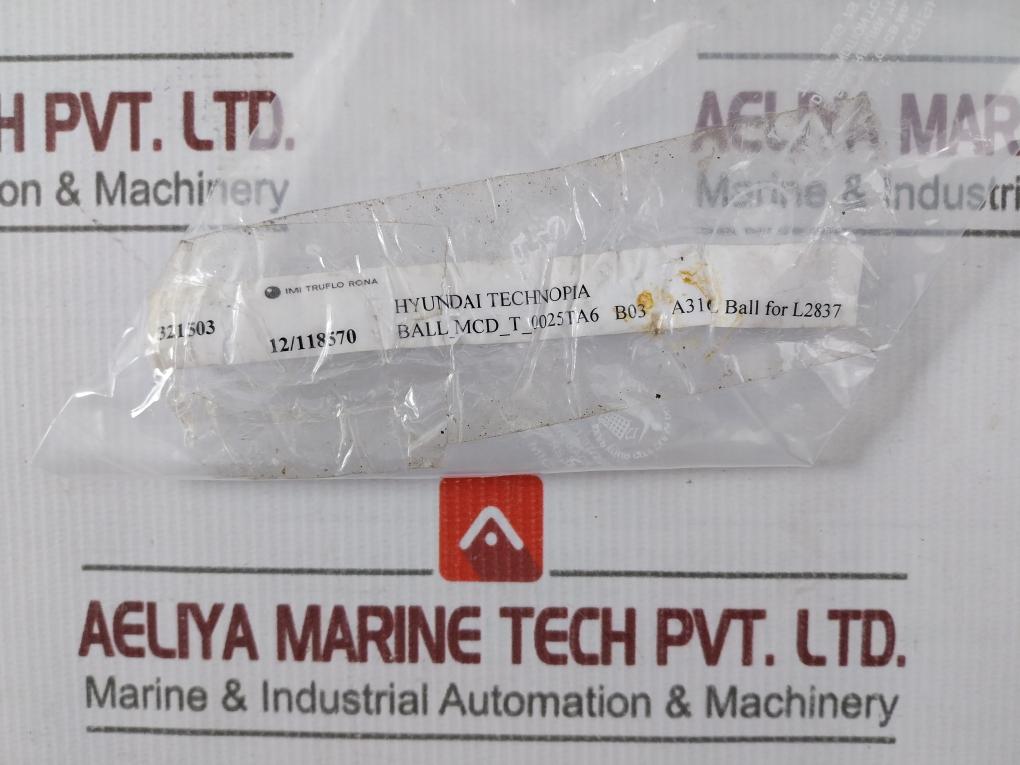 Imi Truflo Rona V/Vcba000290 Ball Component Replacement For Valves