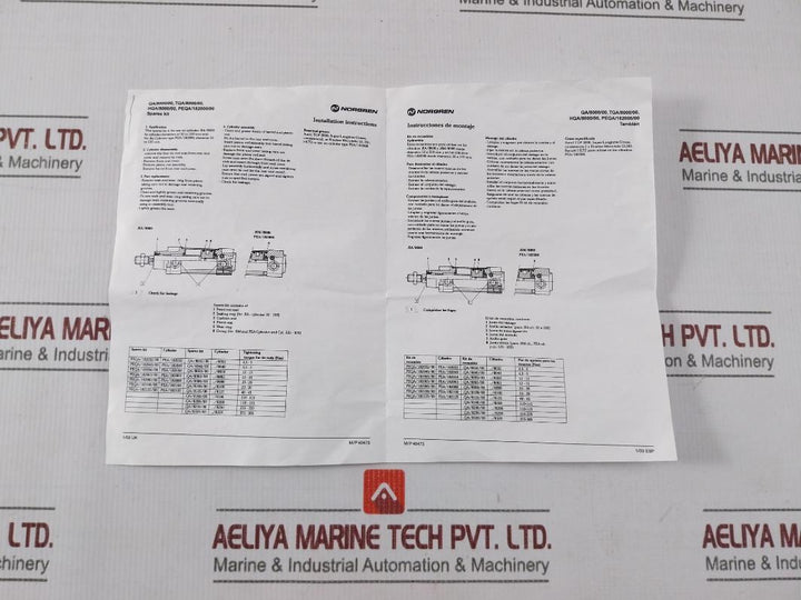 Imi Norgren Pneumatic Cylinder Seal Spares Kit