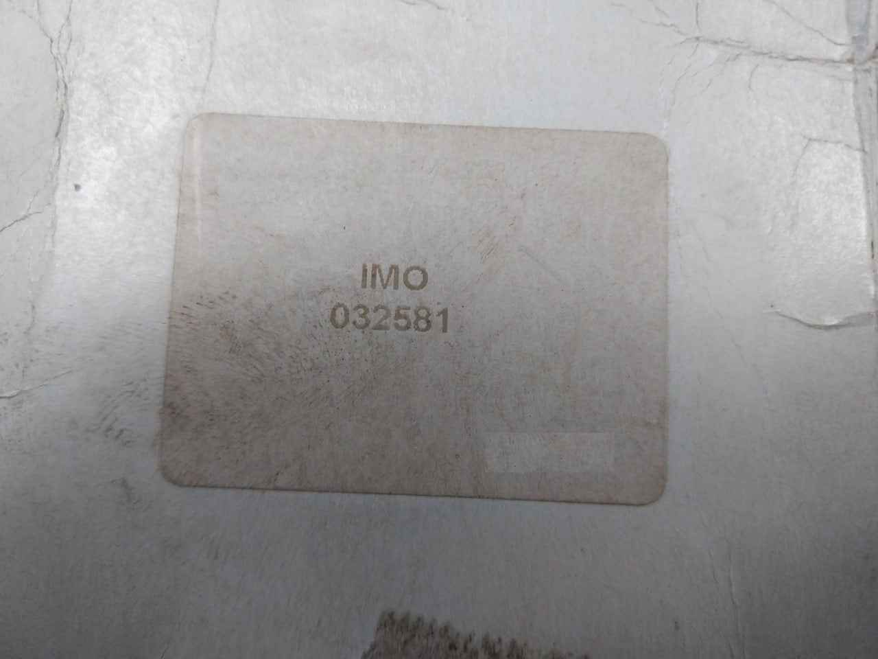 Imo 032581 Shaft Seal Valve Item 169/509A/B/C