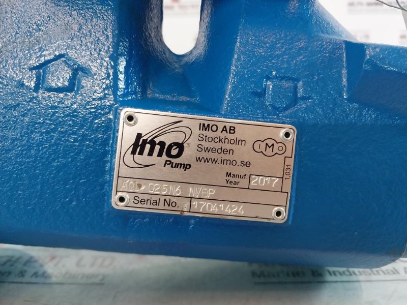 Imo Acd 025N6 Nvbp Pump Valve Preset 19838 5027