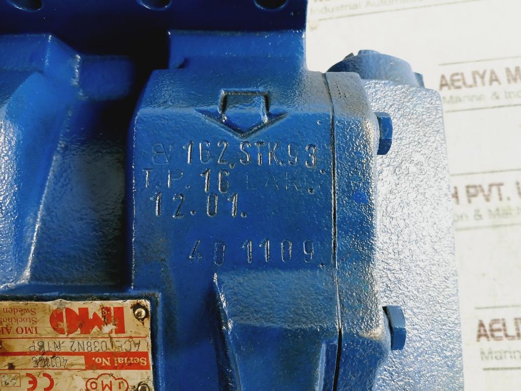 Imo Ace 038N2 Ntbp Oil And Fuel Transfer Triple Screw Pump (Minor Scratches)
