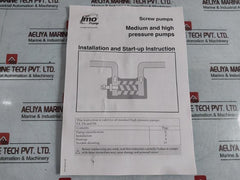 Imo D4 045N2 Lvbp G102 Screw Pump 10-1050 L/Min 16 Mpa