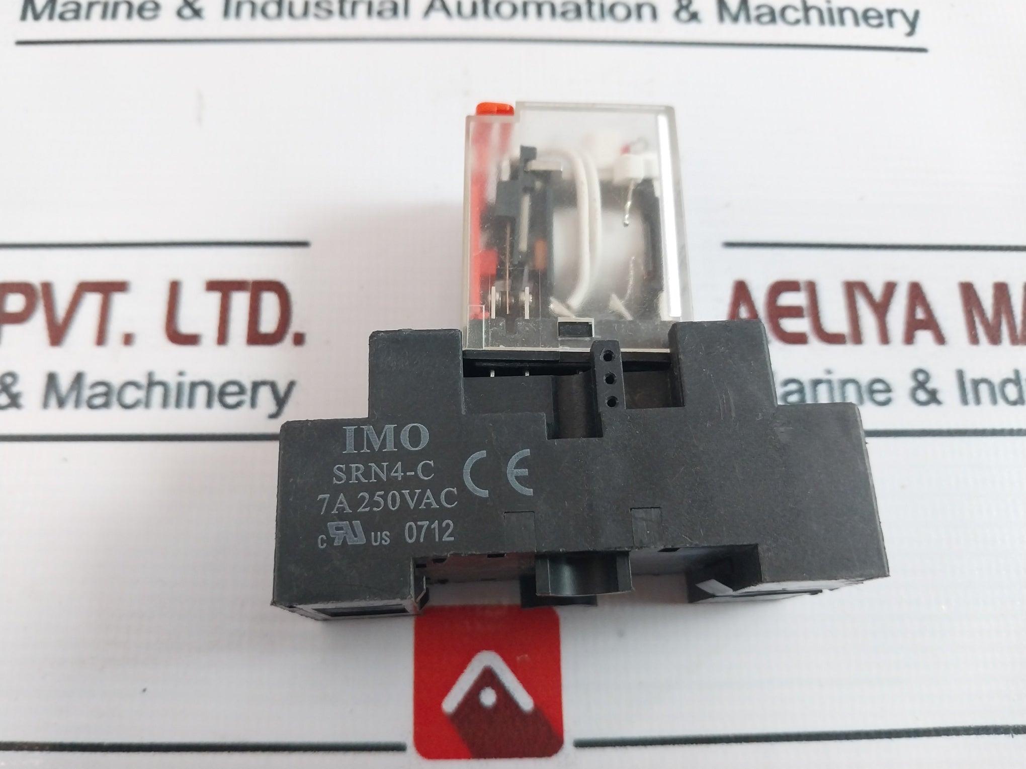 Imo Hy41Pn120Ac General Purpose Power Relay W/ Socket Srn4-c 5A 250Vac