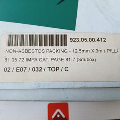 Impa 810572 Non-asbestos Packing 12.5mm X 3m 923.05.00.412