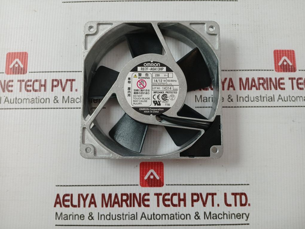 Impedance-Protected-Ac-Axial-Fan-230vac-14-12w-50-60hz-Omron-R87f-A6a13hp-2