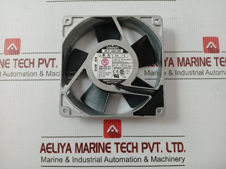 Impedance-Protected-Ac-Axial-Fan-230vac-14-12w-50-60hz-Omron-R87f-A6a13hp-2