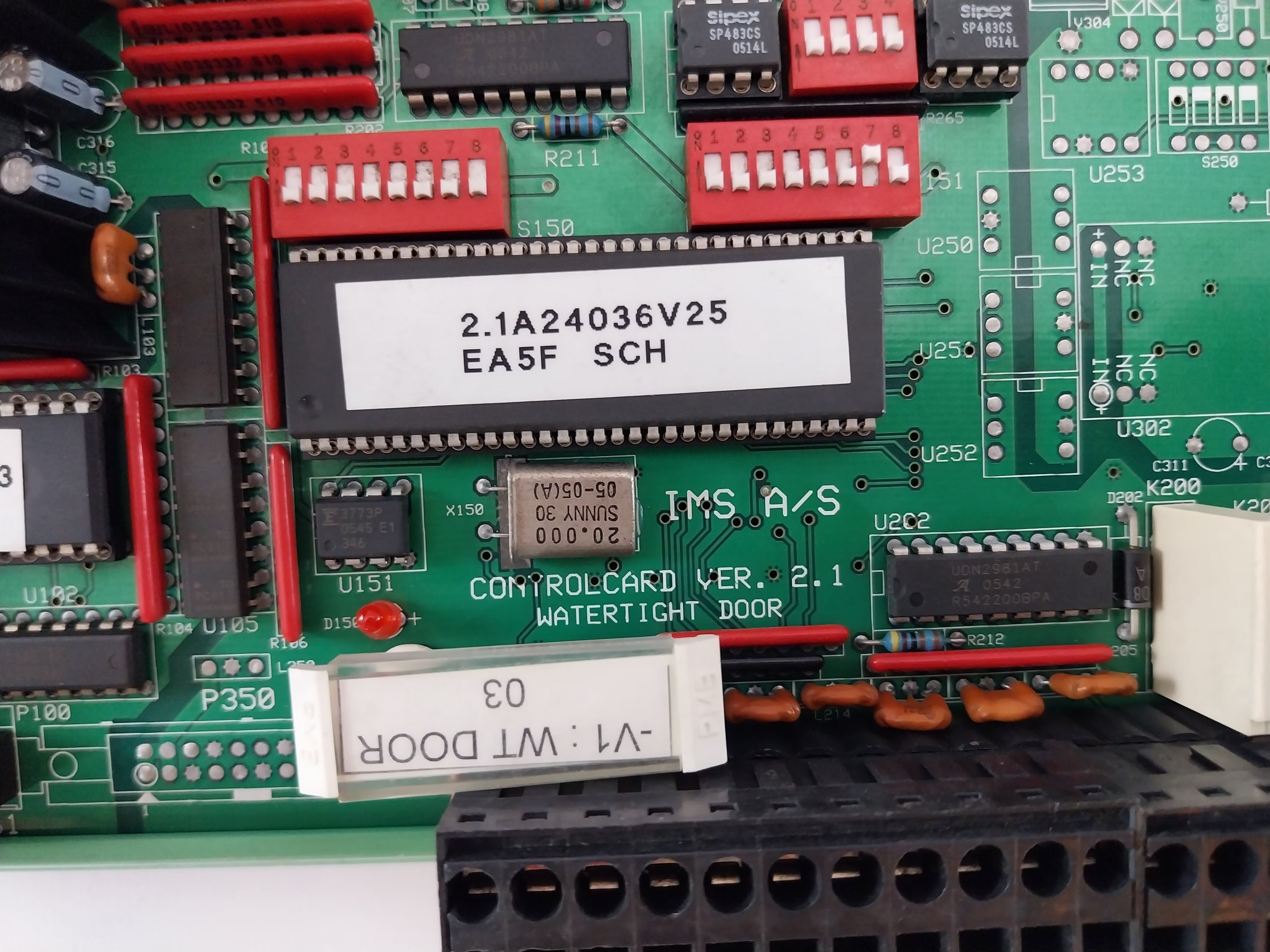 Ims Control Card Ver.2.1 Watertight Door Control Card