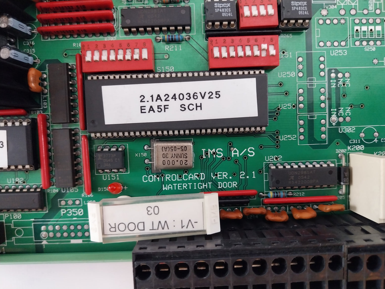 Ims Control Card Ver.2.1 Watertight Door Control Card