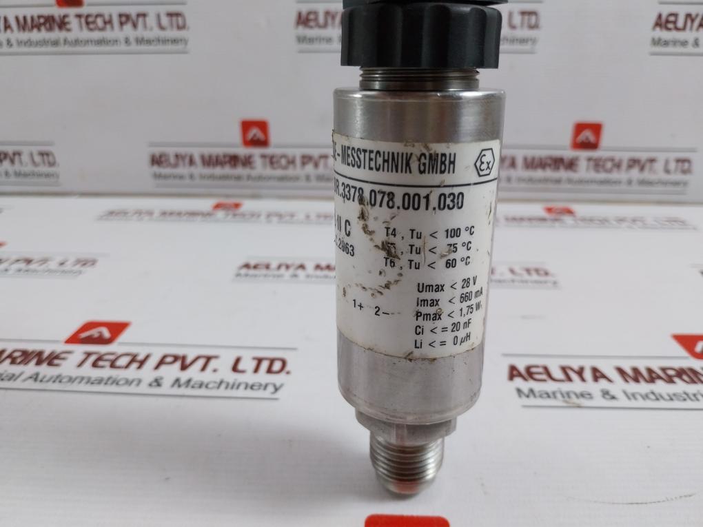 Imt Br.3378.078.001.030 Pressure Sensor 0-25 Bar/4-20Ma