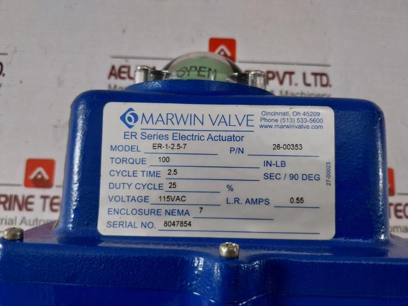 Indelac Controls Rxpbf03-2 Electric Actuator 115Vac/60Hz/0.55 27-00023