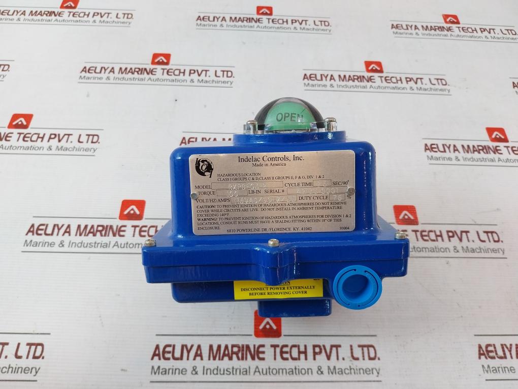 Indelac Controls Rxpbf03-2 Er Series Electric Actuator 100 Lb-in 115Vac