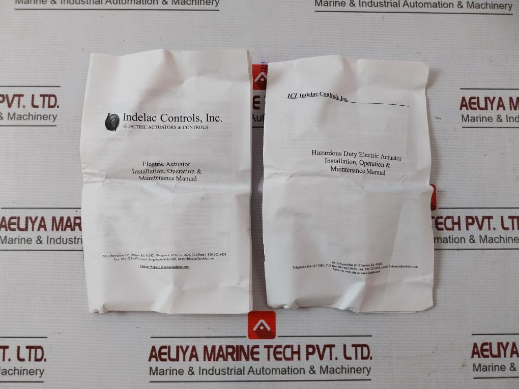 Indelac Controls Rxpbf03-2 Er Series Electric Actuator 100 Lb-in 115Vac