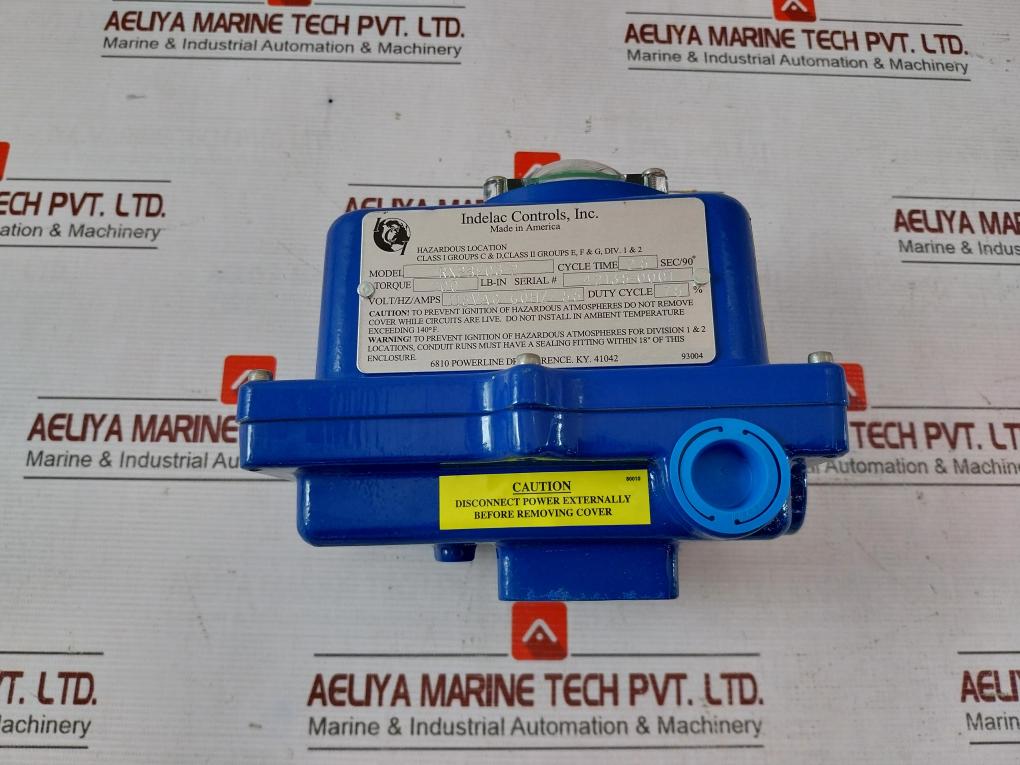 Indelac Controls Rxpbf03-2 Er Series Electric Actuator 100 Lb-in 115Vac