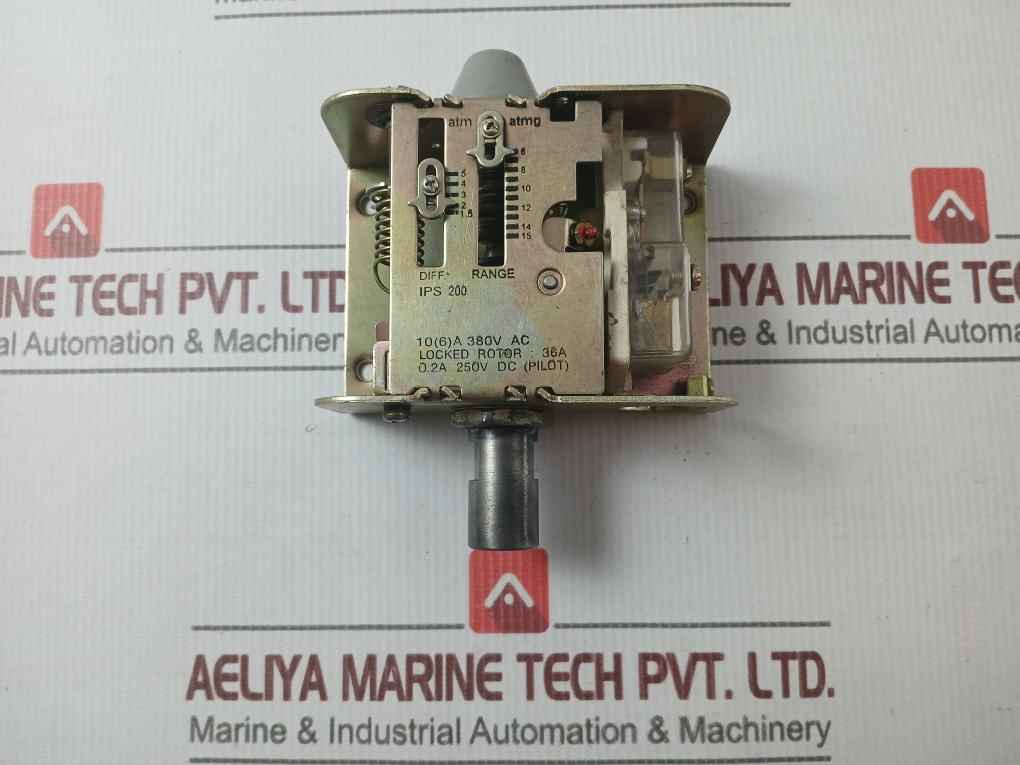 Indfos Ips 200 Industrial Pressure Switch 10A 380V Ac 36A
