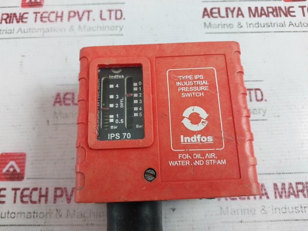 Indfos Ips 70 Industrial Pressure Switch 15A 250V Ac 16 Bar