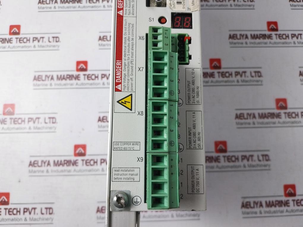 Indramat Dkc11.1-040-7-fw Digital Ac-servo Controller 750Vdc