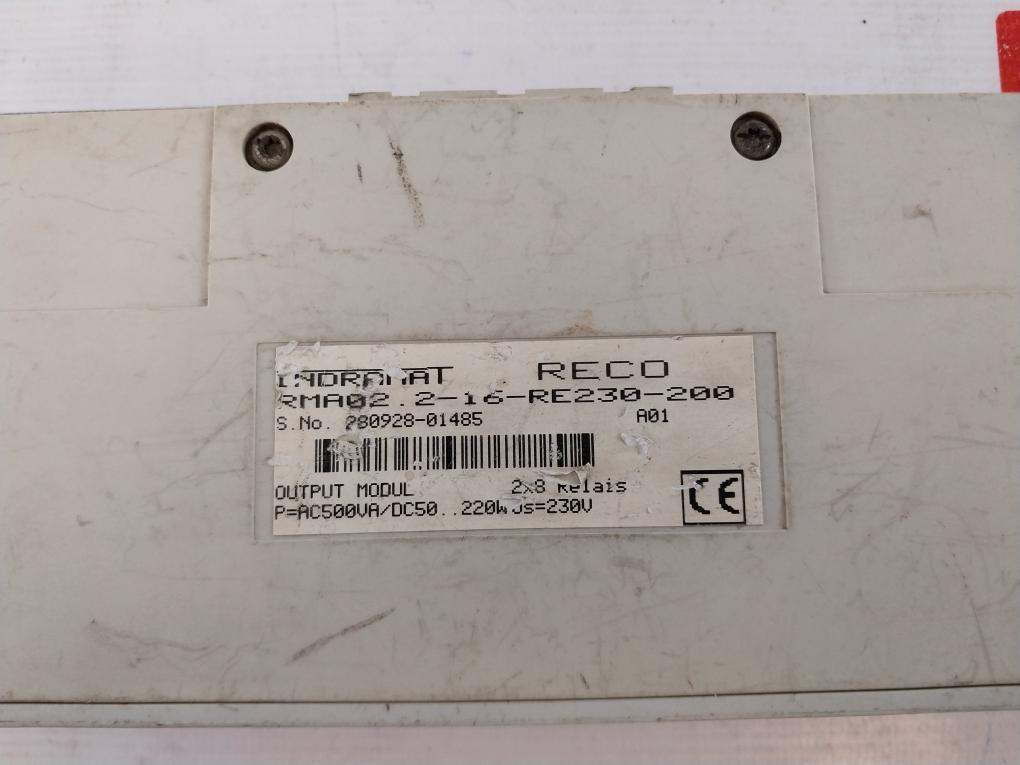 Indramat Rma02.2-16-re230-200 Digital Ac Output Module Ac500va/dc50...220w 230v