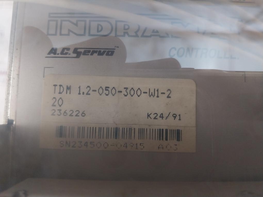 Indramat Tdm 1.2-050-300-w1-220 A.C Servo Controller Drive Mod2/1X276-100