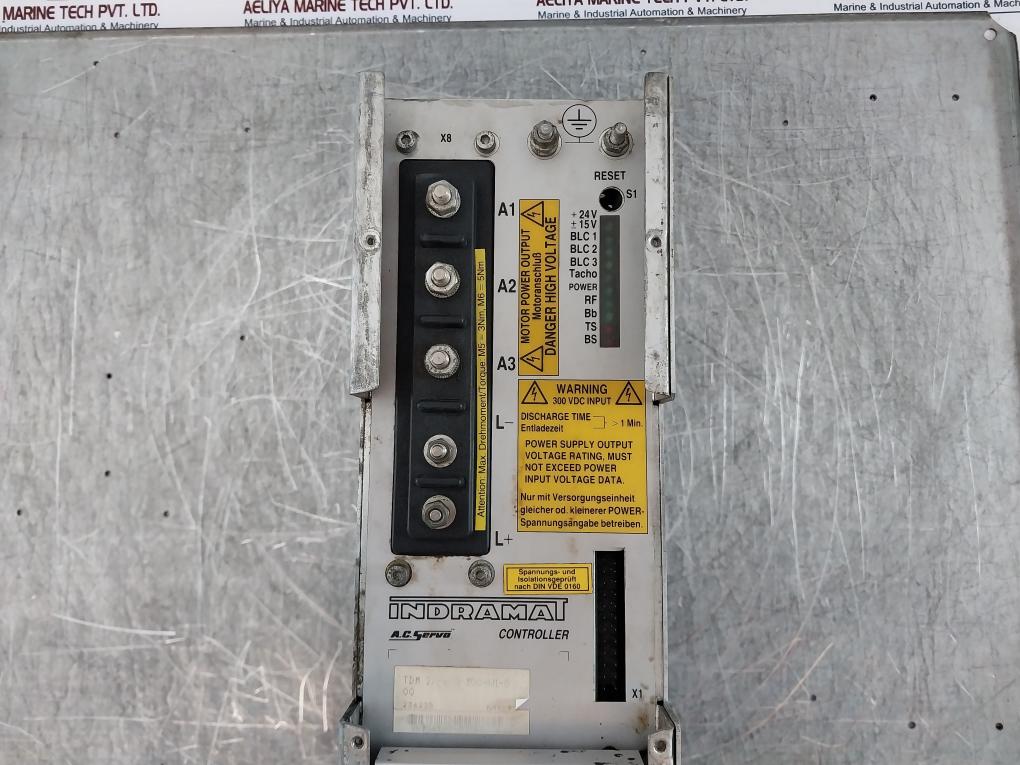 Indramat Tdm 2.1-030-300-w1-000 Ac Servo Controller 3500 Ma: 0,25 V/a