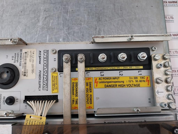 Indramat Tdm 3.2-030-300-w1 Ac Servo Controller Drive 220 Vac 50-60Hz