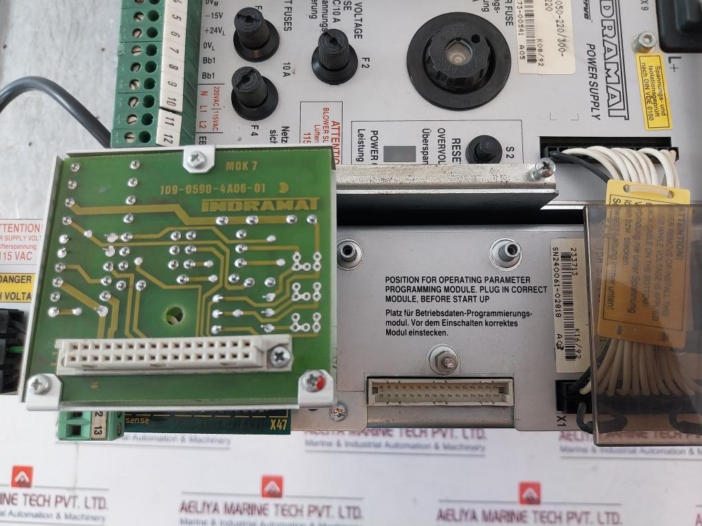 Indramat Tdm 3.2-030-300-w1 /115/220 Ac Servo Control Drive Tvm Power Supply