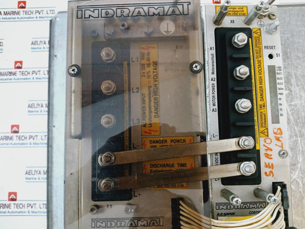 Indramat Tvm 1.2-050-220/300-w1/115/220 Ac Servo Drive + Power Supply