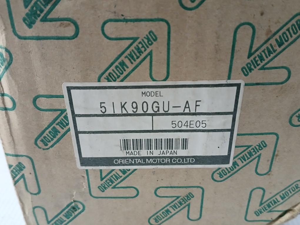 Induction Gear Motor 5Ik90Gu-af Oriental Motor Ac200V 50/60Hz
