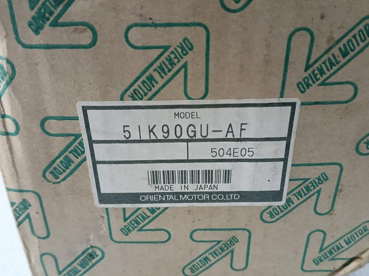 Induction Gear Motor 5Ik90Gu-af Oriental Motor Ac200V 50/60Hz