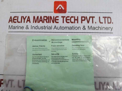 Inductive Proximity Sensor 10-30 Vdc Part No Dw-ad-603-m10E-637 Contrinex