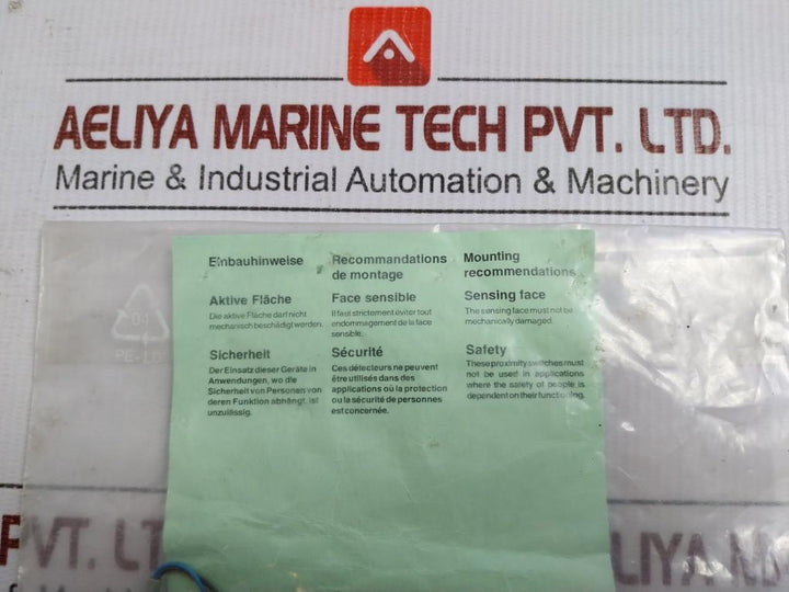 Inductive Proximity Sensor 10-30 Vdc Part No Dw-ad-603-m10E-637 Contrinex