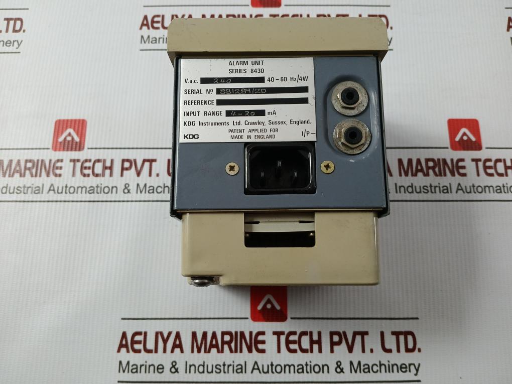 Industrial Alarm Unit Series 8430 Kdg Instruments 240V. A.C 40-60Hz