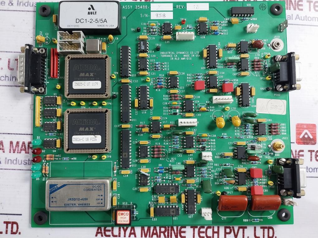 Industrial Dynamics Ir-rld Amp/dig Printed Circuit Borad