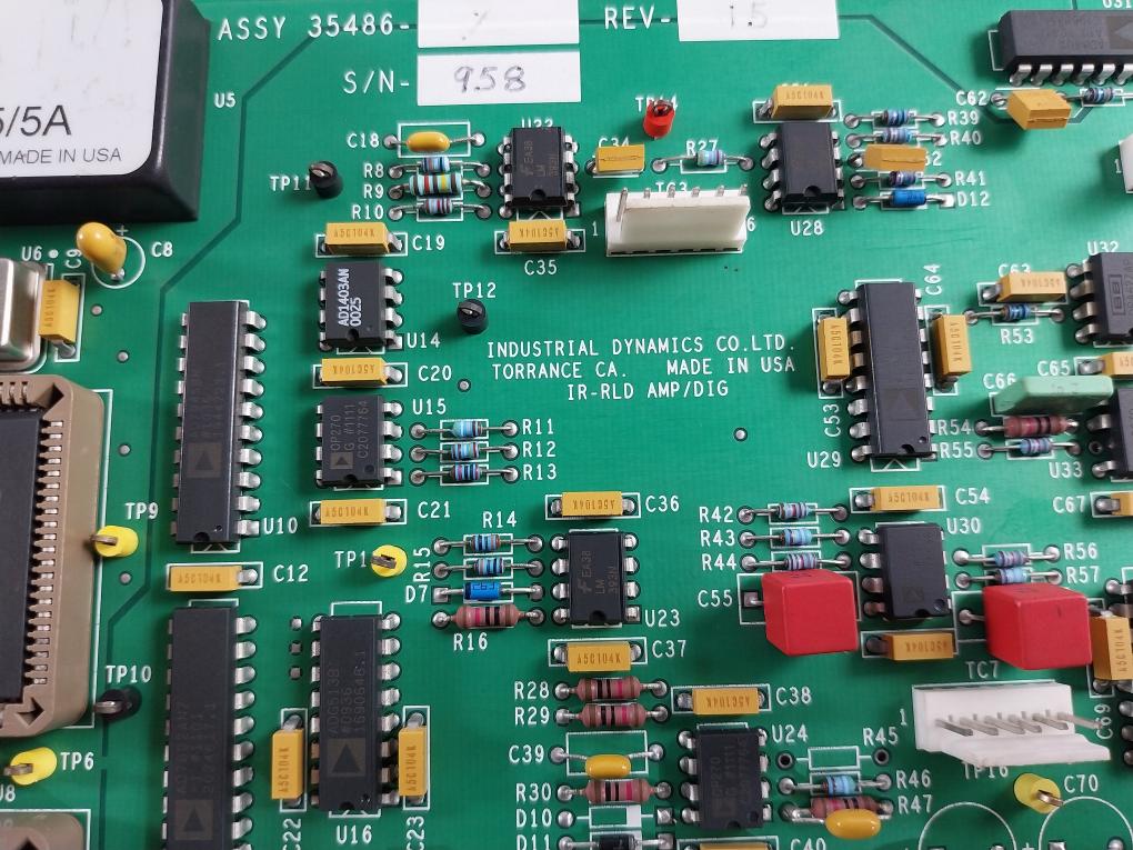 Industrial Dynamics Ir-rld Amp/dig Printed Circuit Borad