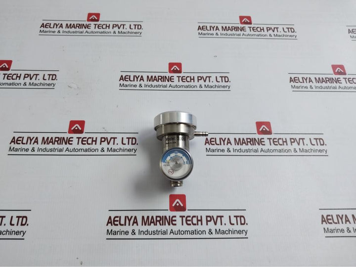 Industrial Scientific 2001 Pressure Gauge With Clear Flex 60 Tubing 0-70 Bar