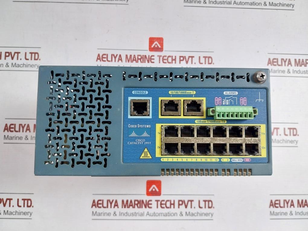 Industrial Switch -40C To 60˚C Ws-c2955T-12 Cisco 24V --- 1.5 A