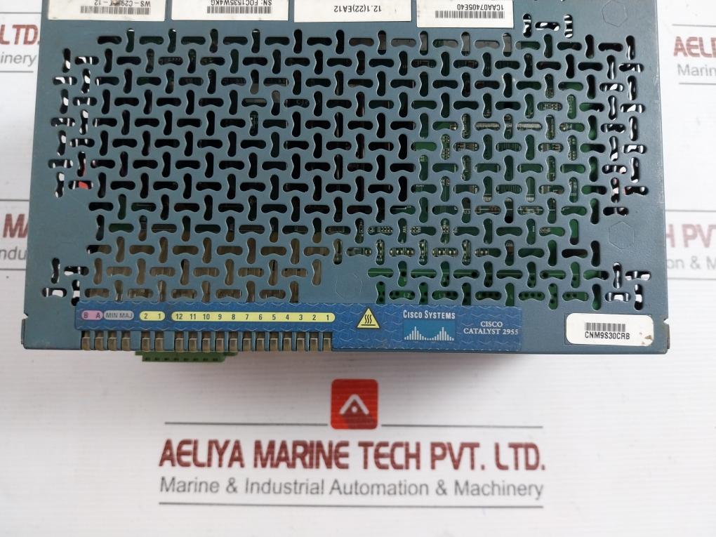 Industrial Switch -40C To 60˚C Ws-c2955T-12 Cisco 24V --- 1.5 A