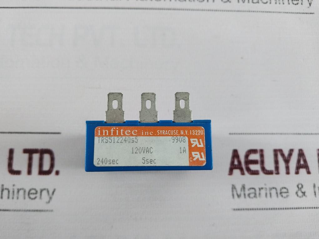 Infitec Trs512240S5S Time Delay Relay 120Vac 1A