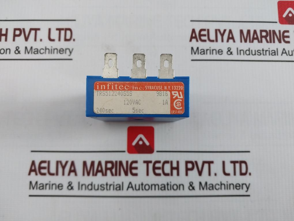 Infitec Trs512240S5S Time Delay Relay 120Vac 1A 240Sec