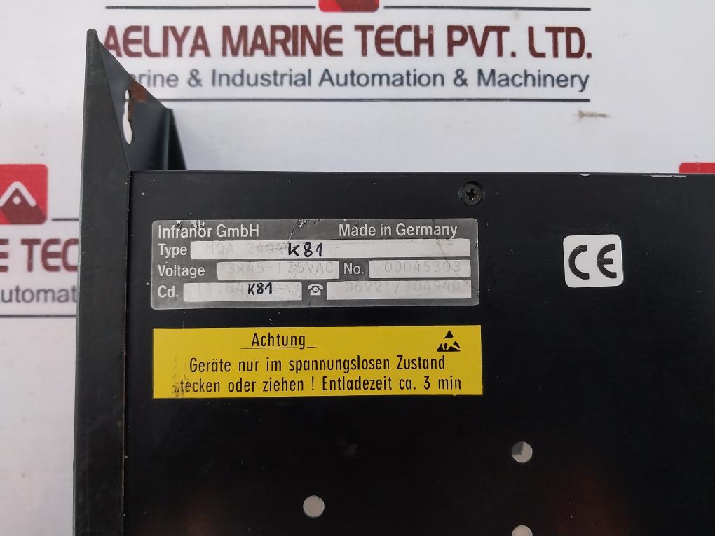 Infranor MQA 2404 K81 Infranor Drive Mate 3X45-175VAC