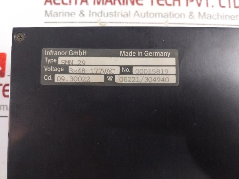 Infranor Smn 29 Servo Power Supply, 3x48-177vac, 00015819
